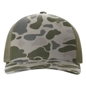Camo Leather Patch Hat