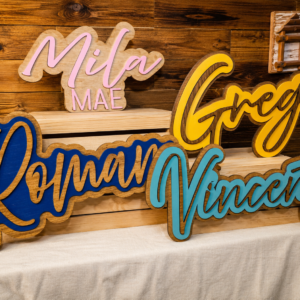 Wood Name Signs